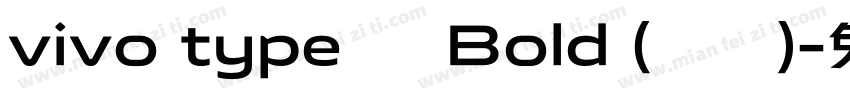 vivo type 简 Bold (标题)字体转换